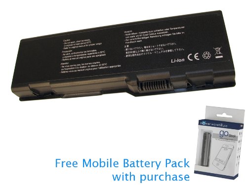 Dell Inspiron 9300 Series Battery 53Wh, 4800mAh with Free Mobile Battery Pack