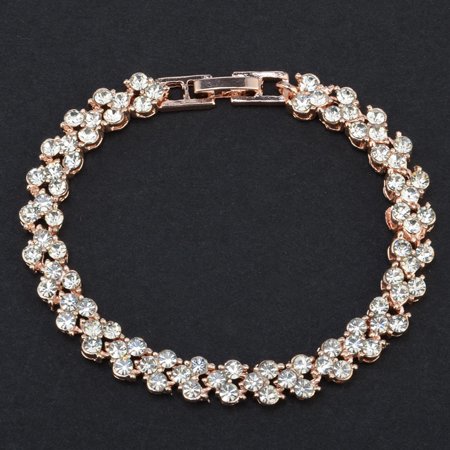 A#2564，New Fashion Roman Style Woman Crystal Diamond Bracelets Gifts，P*2564 GT4