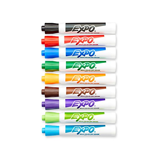 Expo Original Dry Erase Markers, Chisel Tip, 12-Pack, Assorted Colors thumbnail