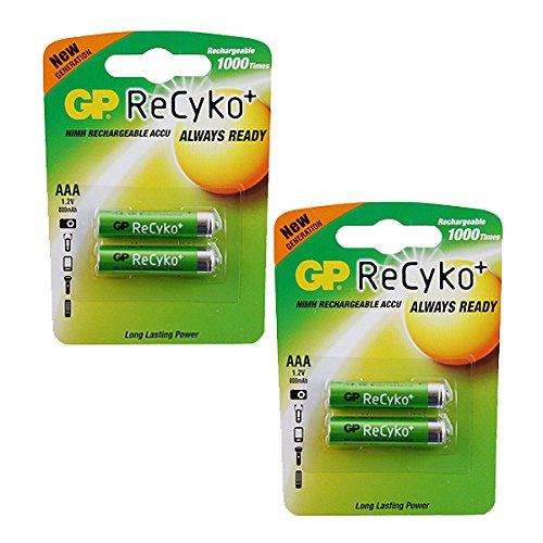 Polaroid PDC-3070 AAA NiMH Rechargeable GP Battery - 4pk