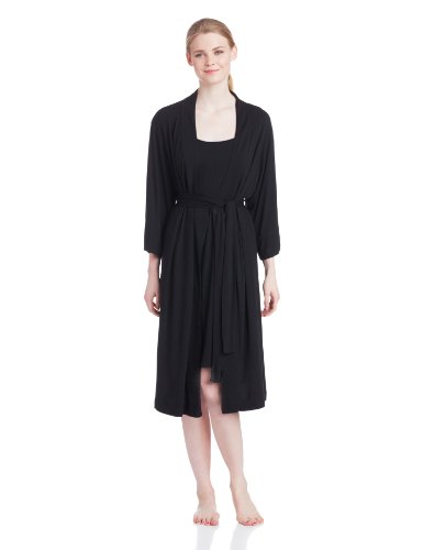 Natori Women's Shangri La Sleepwear Gift Set, Black, Medium