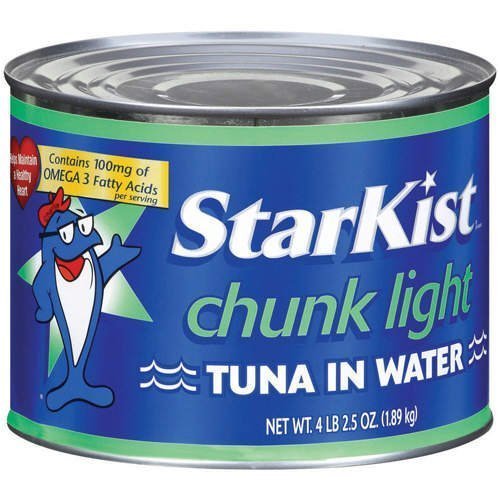 Starkist, Chunk Light Tuna in Water, 4lb 2.5oz Can (66.5oz) (Individual) by Member's Mark