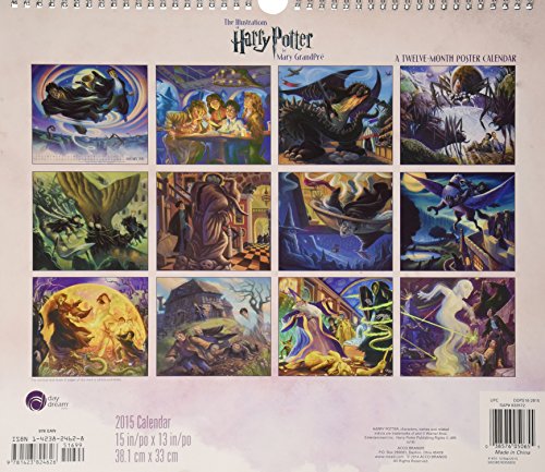 Harry Potter the Illustrations of Mary Grandpre 2015 Poster Calendar thumbnail