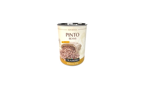 FRAMORE Borlotti Pinto Beans Gourmet Imported Authentic Italian Canned 14 Oz Cans 6 Pack