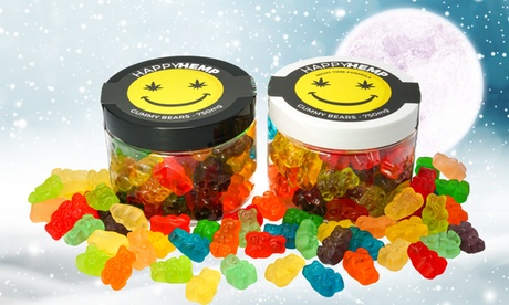 Happy Hemp CBD Gummies - CBD Day & Night Bundles 1500mg Blue Rings