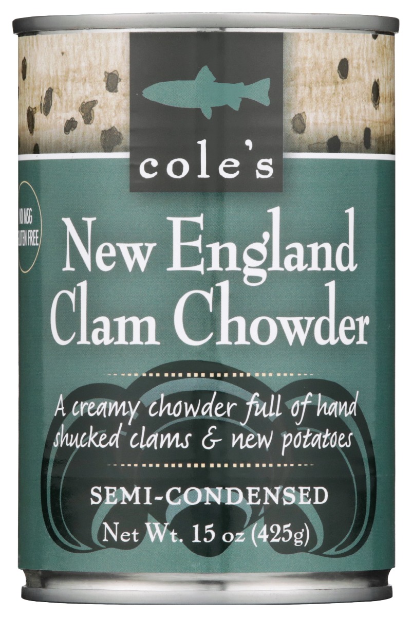 NEW ENGLAND SEMI-CONDENSED CLAM CHOWDER, NEW ENGLAND