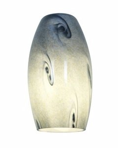 Access Lighting 23111-BLUSKY Merlot Shade, Blue Sky Glass Finish