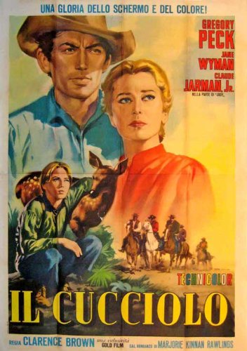 The Yearling Poster Movie Italian 11 X 17 Inches - 28cm X 44cm Gregory Peck Jane Wyman Claude Jarman Jr. Chill Wills