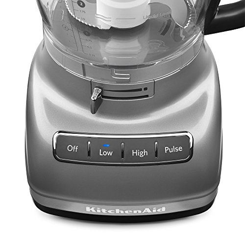 KitchenAid KFP1466CU 14-Cup Food Processor with Exact Slice System and Dicing Kit - Contour Silver thumbnail