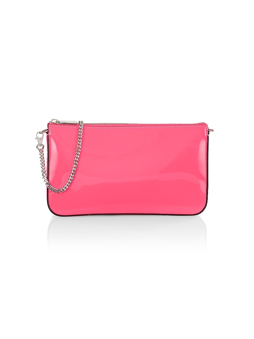 Women's Loubila Patent Leather Pouch-on-Chain - Gummy