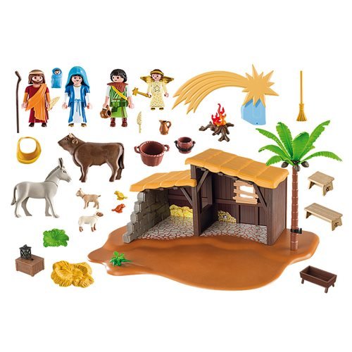 Playmobil 5588 Christmas Nativity Stable with Manger