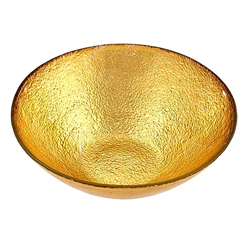 Red Pomegranate Collection 4973-1 6 in. Aura Soup Bowls  Gold - Set of 4 thumbnail