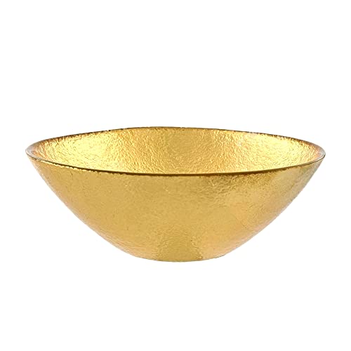 Red Pomegranate Collection 4973-1 6 in. Aura Soup Bowls  Gold - Set of 4 thumbnail