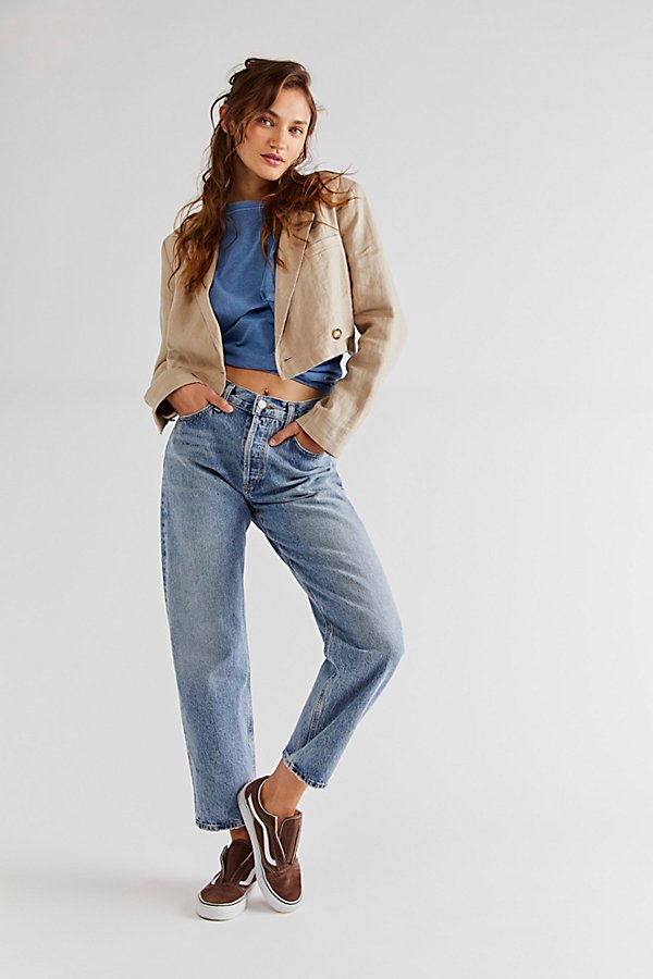 AGOLDE Wyman Low-Slung Vintage Straight Jeans by AGOLDE at Free People, Ratio, 28