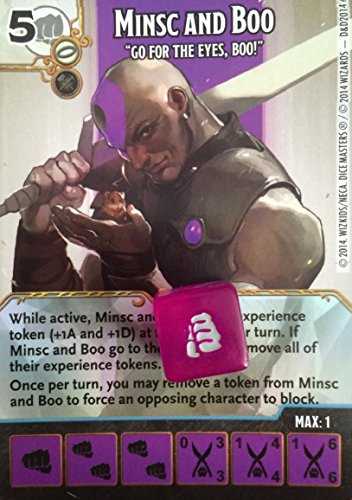 Dice Masters Dungeons & Dragons Dice Masters: D&D Forgotten Realms: Battle for Faerun: Minsc and Boo - Go for the Eyes  Boo! (Promo Card & Die) Tablet thumbnail