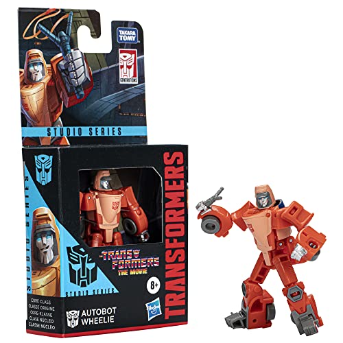 Transformers Studio Series Core Class the Transformers: the Movie Autobot Wheelie thumbnail