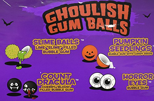 Dubble Bubble Ghoulish Gumballs - 10 Ball Tube  3 Packs thumbnail