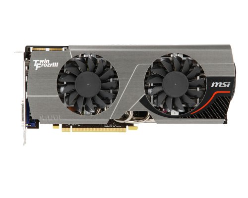 MSI AMD Radeon HD 7950 3GB GDDR5 DVI/HDMI/2xMini DisplayPort PCI-Express Video Card R7950 TWIN FROZR 3GD5/OC thumbnail
