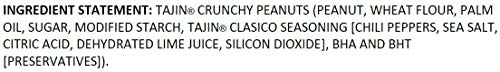 Snak Club Tajin Chili & Lime Seasoned Crunchy Peanuts (12 1.4 Single Serve Bags)… thumbnail