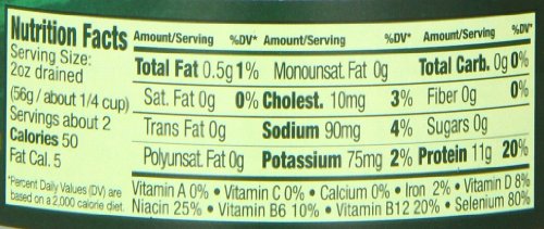Chicken of the Sea Tuna Chunk Light in Water  50% Low Sodium  5-Ounce Cans thumbnail