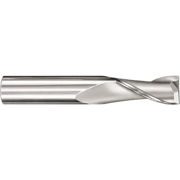 Square End Mill: 0.4331'' Dia, 0.9843'' LOC, 2 Flutes, Solid Carbide MPN:48642