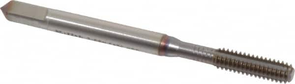 Guhring #8-32 UNC 2BX Modified Bottoming Thread Forming Tap - Cobalt, TiCN Finish, 2.13