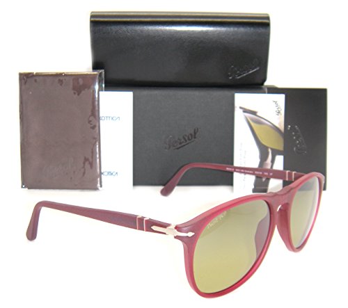 Persol Granato Red Frame Green Gradient Photo Polarized PO 9649-s 9021/83 55mm thumbnail
