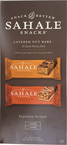 Sahale Snacks Layered Nut Bars 18 Count Variety Pack