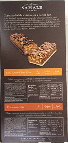 Sahale Snacks Layered Nut Bars 18 Count Variety Pack thumbnail