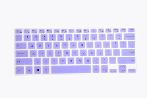 Leze Silicone Keyboard Cover Protector for Dell Inspiron 14-3000 3441 3442 3443 3451 3458 3446 3447 Inspiron 14-5000 5442 5445 5446 5447 5451 Inspiron