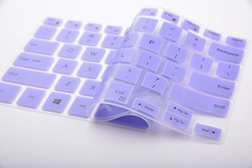 Leze Silicone Keyboard Cover Protector for Dell Inspiron 14-3000 3441 3442 3443 3451 3458 3446 3447 Inspiron 14-5000 5442 5445 5446 5447 5451 Inspiron thumbnail