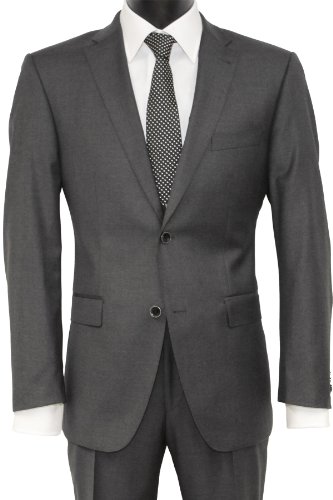 ROY ROBSON Suit, Italian GUABELLO Super 150 Grey in 46 thumbnail