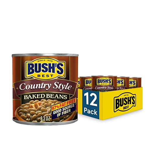(12 Pack) Bush S Country Style Baked Beans  Canned Beans  8.3 Oz
