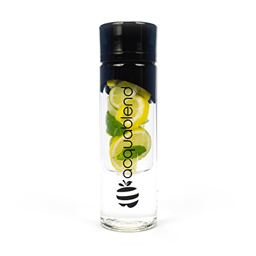 Acquablend ® Premium 24oz Twist Top Fruit Infuser Water Bottle. Create Your Own Naturally Flavored Fruit Infused Water, Juice, Iced Tea & Sparklin thumbnail
