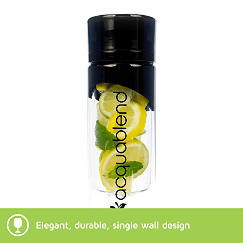 Acquablend ® Premium 24oz Twist Top Fruit Infuser Water Bottle. Create Your Own Naturally Flavored Fruit Infused Water, Juice, Iced Tea & Sparklin thumbnail