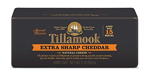 Tillamook Cheese 2lb Baby Loaf (Choose Flavor Below) (Extra Sharp Cheddar)