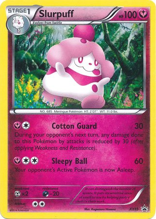 Pokemon X & Y Promo Holo Rare Single Card Rare Holo Slurpuff XY15