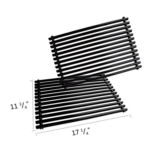Onlyfire Heavy Duty Porcelain Enameled Steel Replacement Cooking Grill Grid Grates Fit Weber 7525 for Spirit Genesis Grills, Lowes Model Grills