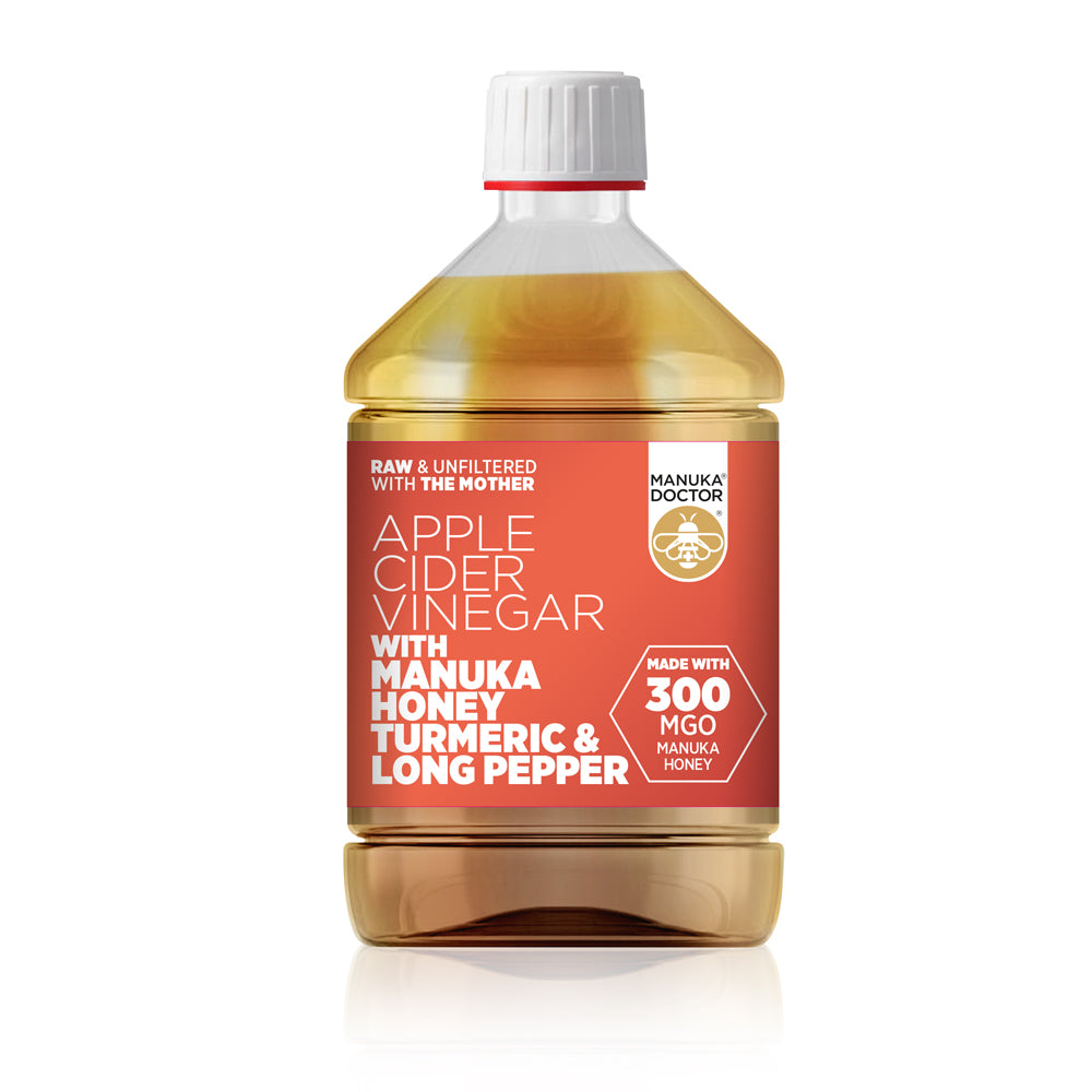 Apple Cider Vinegar with Turmeric, Manuka Honey & Long Pepper