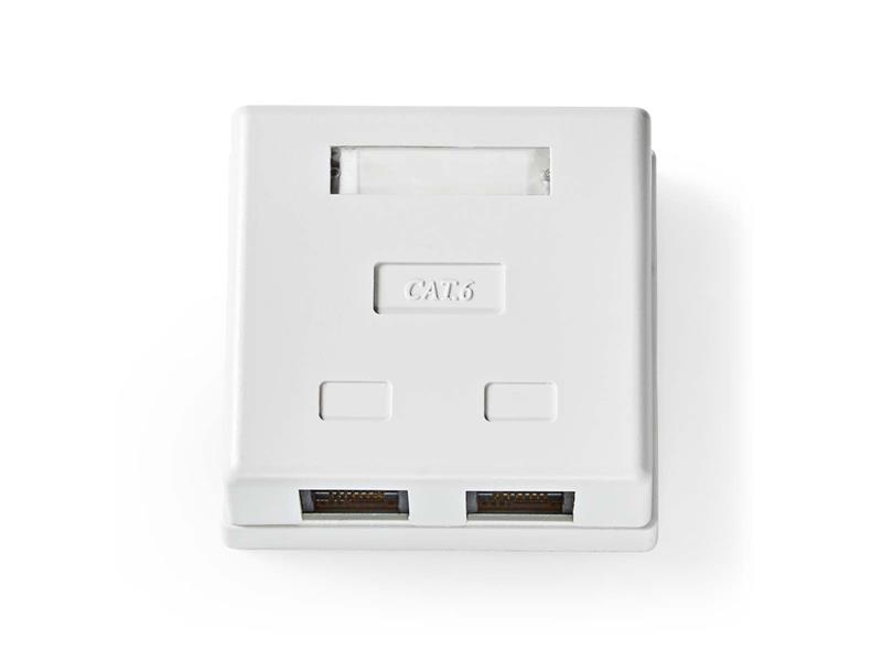 RJ45 Cat6 UTP 2 PORT Ethernet Network Ports Network Wall Box Face Box