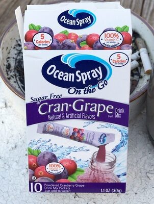 Ocean Spray Sugar Free Cran-grape on the Go Packets
