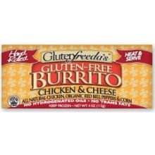 GLUTENFREEDA, GLUTEN-FREE BURRITO, CHICKEN & CHEESE, CHICKEN & CHEESE