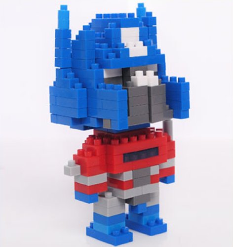 LOZ Li Chi Creative Diamond Particles Assembled Lego Bricks Character Doll Series Optimus 9335 thumbnail