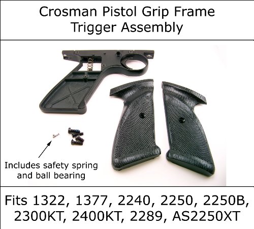 Crosman Pistol Grip Trigger Frame Assembly - Fits 1322 1377 2240 2250 2250B 2300KT 2400KT 2289 - for Airgun Use Only