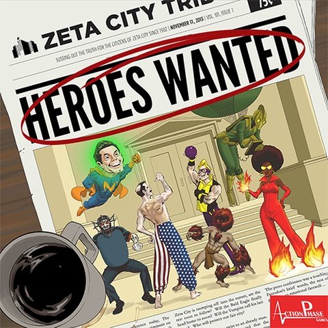 Heroes Wanted with Promo Pack with Extra Extra!