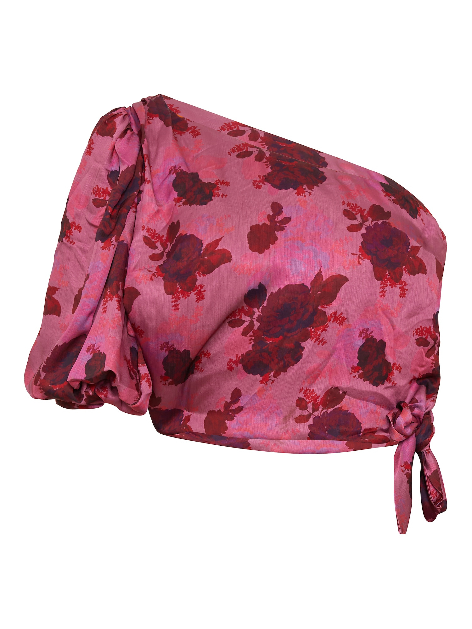 Chi Chi One Shoulder Floral Top in Pink, Size 16