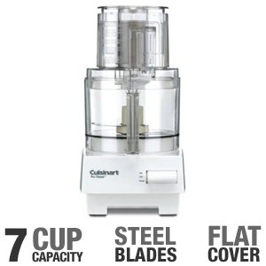 Cuisinart 7-Cup Food Processor Features with Extra Large Feed Tube and Stainless Steel Chopping/Mixing Blade, Dough Blade, Medium Slicing Disc (4mm), thumbnail