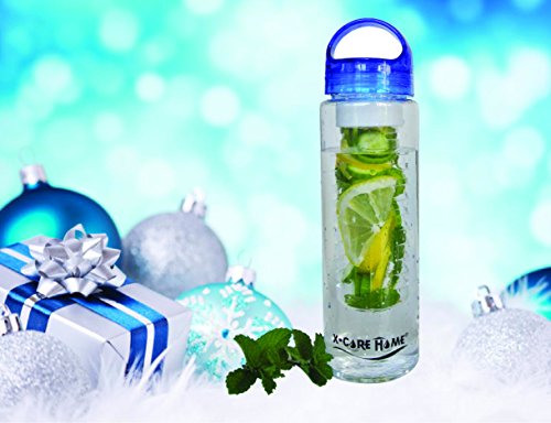 Water Bottle Infuser - 24 Oz -Create Your Own Naturally Flavored Fruit Infused Water, Juice, Iced Tea, Lemonade - Ideal for Running, Sports, Gym, Cycl thumbnail