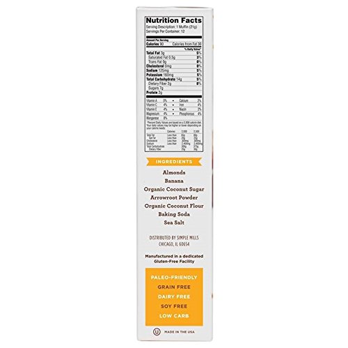 Simple Mills Banana Muffin Mix, 9 Ounce thumbnail