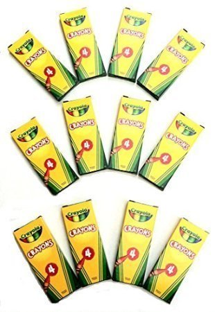 12 Boxes Crayola® 4-ct. Crayon Party Favor Pack Spring Colors
